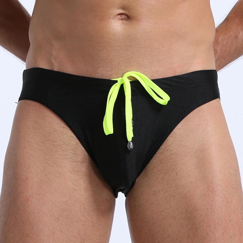 New Mens Board Shorts Swimsuit Briefs Male Sexy Swimming Bikini Shorts Men Surf Board Beach Surfing Swim Trunks 2