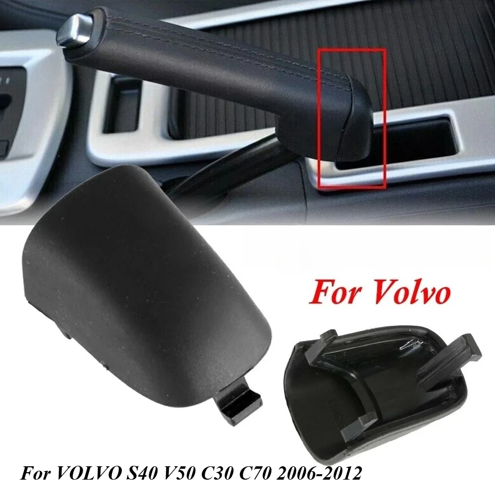 볼보 S40 V50 C30 C70 2006-2012 사이드 캡 31329236 인테리어 액세서리 용 새 자동차 핸드 브레이크 핸들 레버 커버