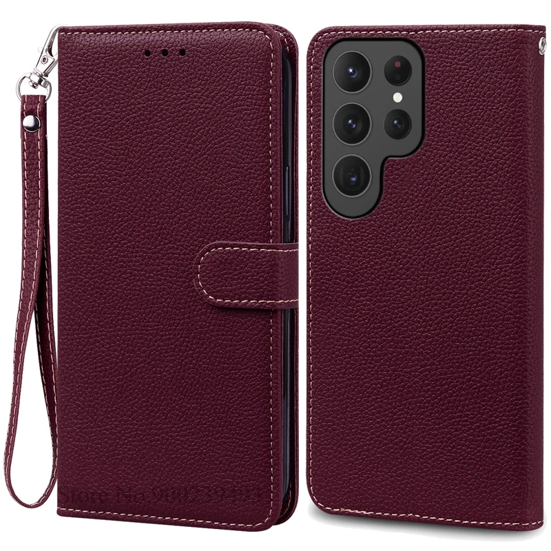 Leather Wallet Flip Case | Luxurious Book Cover Coque s