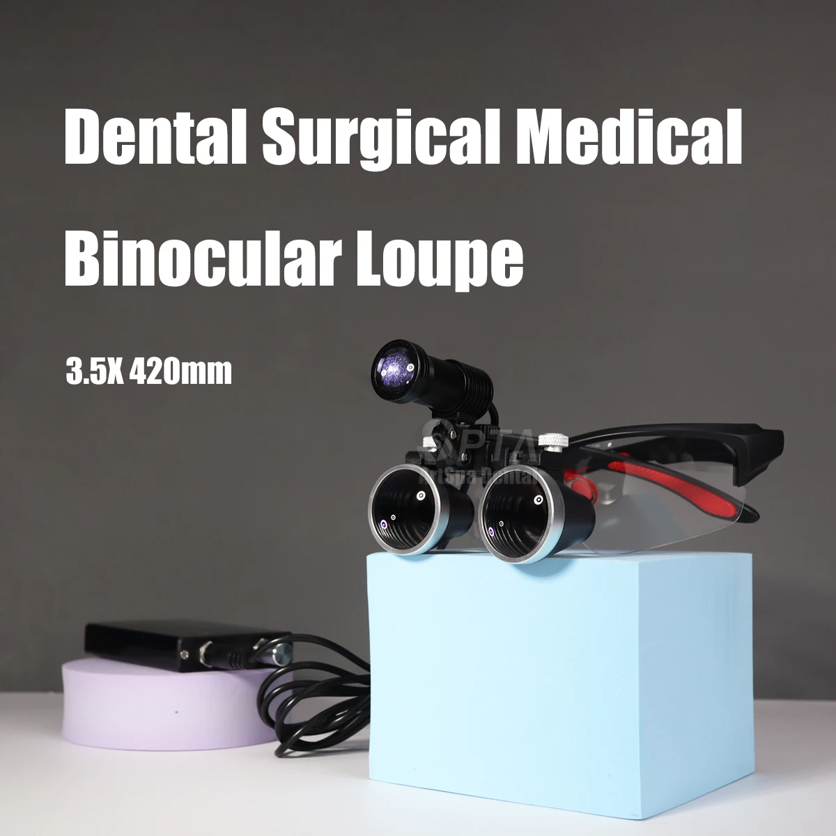Spta Dental 3.5x 420 Loupe With Led Renfert Dentist Surgical Binocular