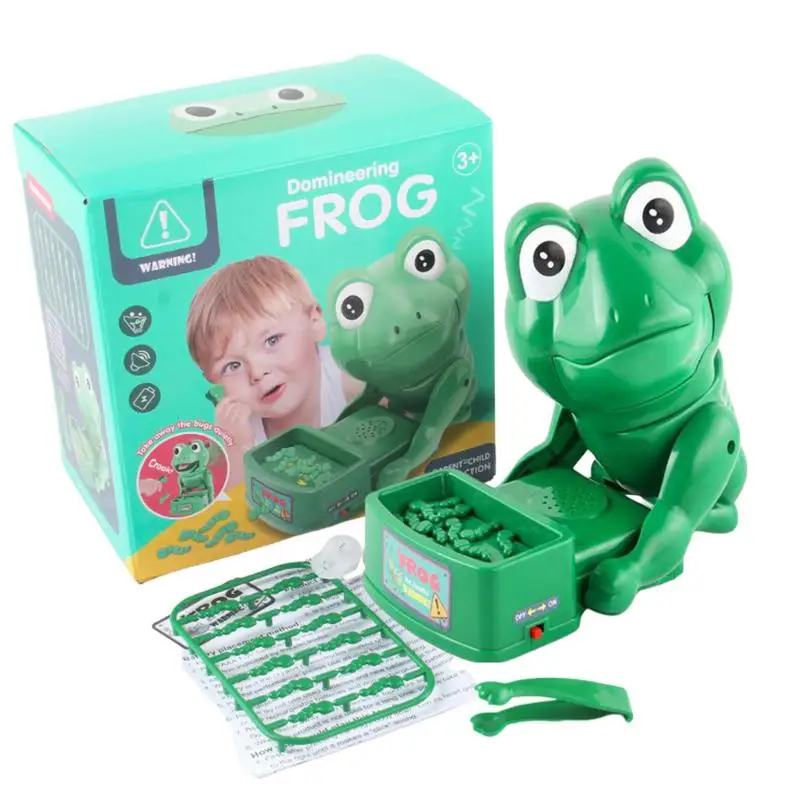 

Stealing Insect Frog Biting Prank Toy Funny Electronic Don't Wake The Frog Toy Parent-Child Interaction Intelligence Board Game