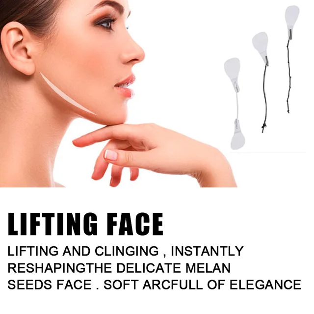 40pcs Face Lift Tape Lift Gesicht Aufkleber, Facelifting Aufkleber, Facelift  Klebeband, Unsichtbare Artefakt Aufkleber, Wasserdichtes Make-up Face Lift  Tools für Gesicht