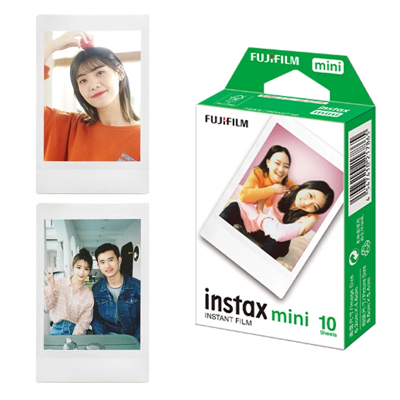 10-20 fogli Fujifilm Instax Mini 11 Film per Fuji Instant Camera Mini 12 Evo 9 8 70 90 Link 2/1 stampante Instax Mini Film Paper