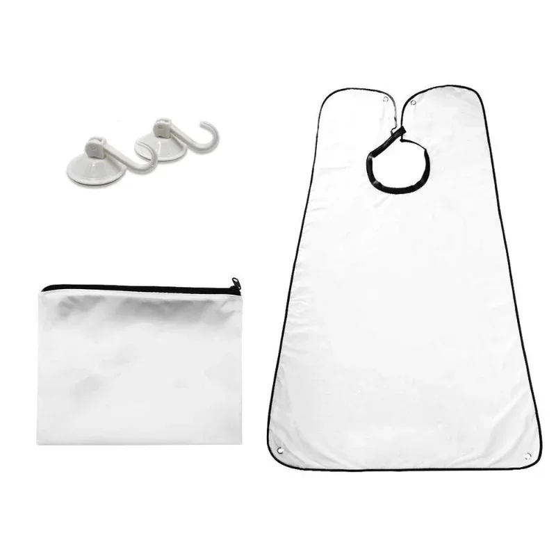 Unisex Facial Hair Shave Apron Reusable Hairdressing Cape Catcher