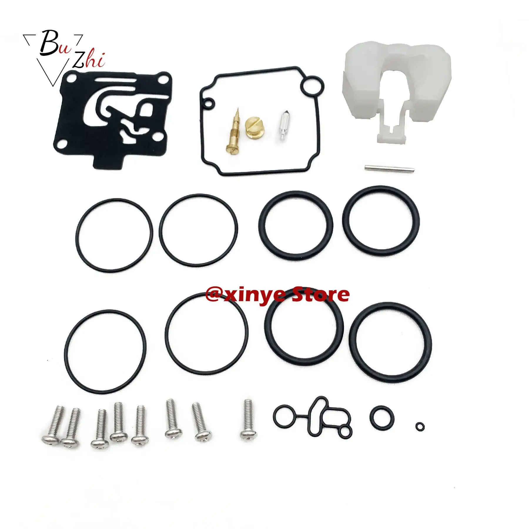 Carburetor repair kit floating needle seat gasket with float parts Yamaha 50 HP 4 Stroke 62Y
