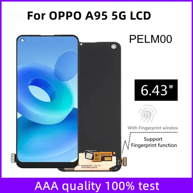 

6.43" AMOLED For OPPO A95 5G PELM00 LCD Display Touch Screen Assembly Replacement