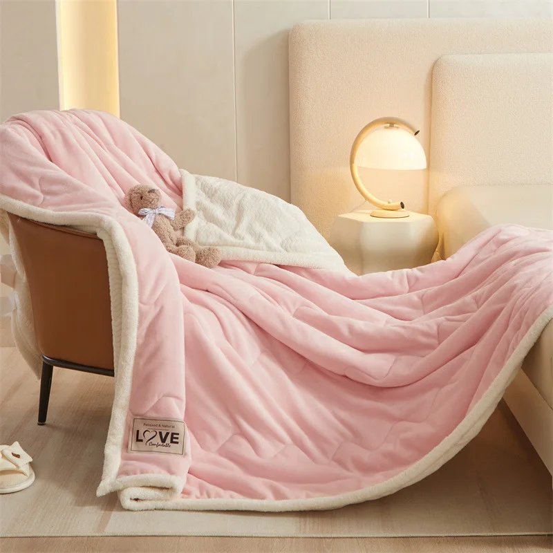 

Толстые теплые зимние одеяла, Коралловое флисовое покрывало, покрывало Noridc, однотонное покрывало для дивана, двуспальной кровати, большое одеяло