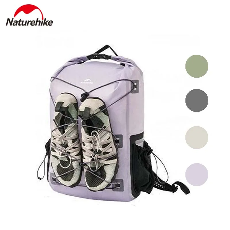 Naturehike TPU 18L Waterproof Backpack IPX6 Wear Resistant Outdoor Swimming Sport Travel Bag Dry Wet Separation High Capacity