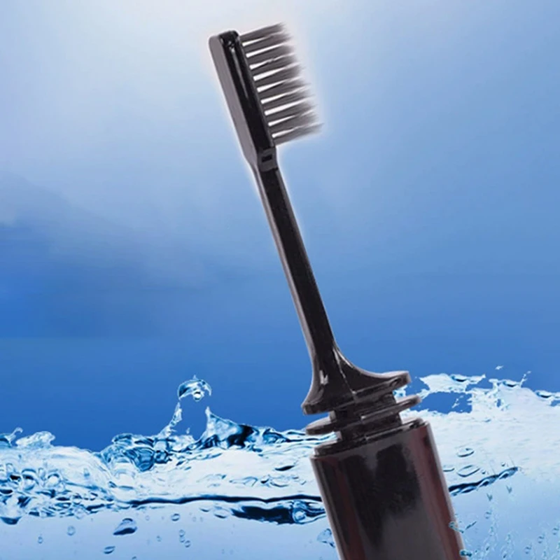 새로운 1Pcs 휴대용 여행 칫솔 접이식 부드러운 헤어 치과용 브러쉬 접이식 효..