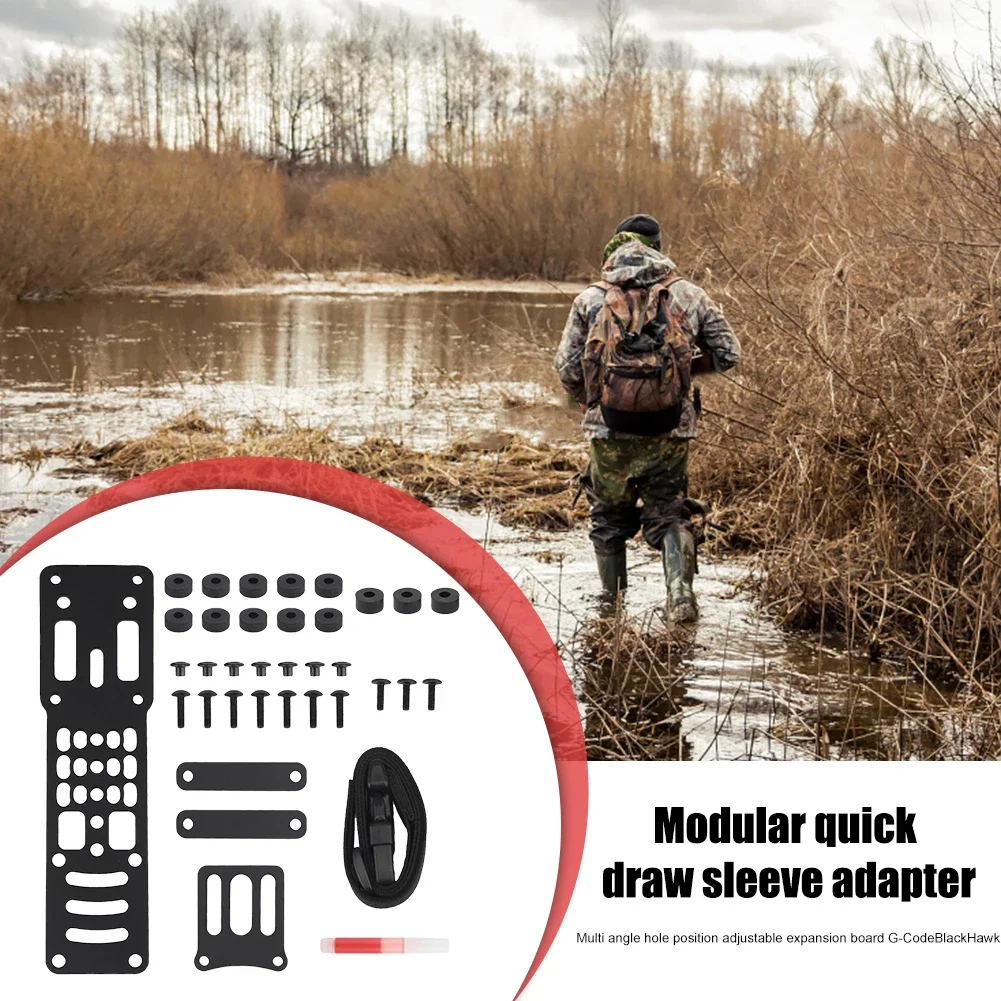 Modular Holster Adapter Aluminum Alloy Platform Hunting Holster Quick Pull Adjustable for Hunting Airsoft Camping Accessories