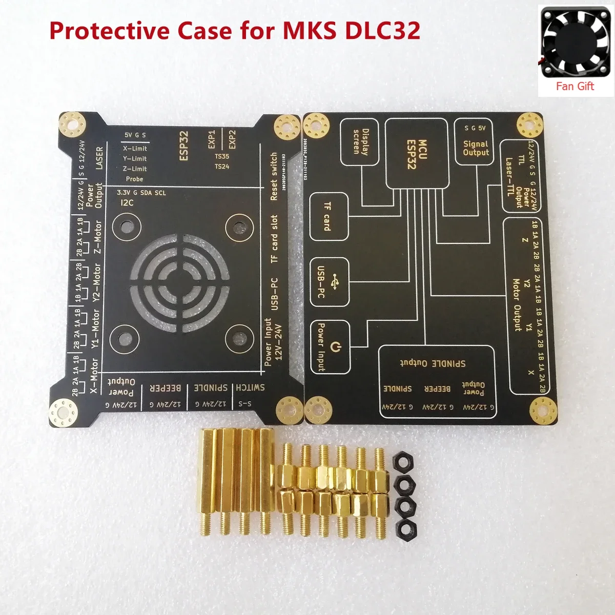 Premium Clear Protective Shell for Control Boards - Durable Acrylic Casing by Makerbase