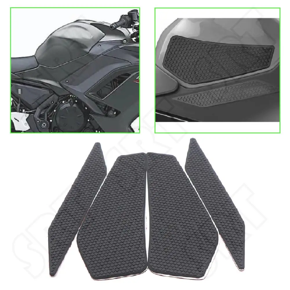 

Fits for Kawasaki Ninja 400 Z400 ABS KRT SE EX400 2018-2023 Motorcycle Tank Pad Side Fueltank Traction Knee Grips Anti Slip Pads