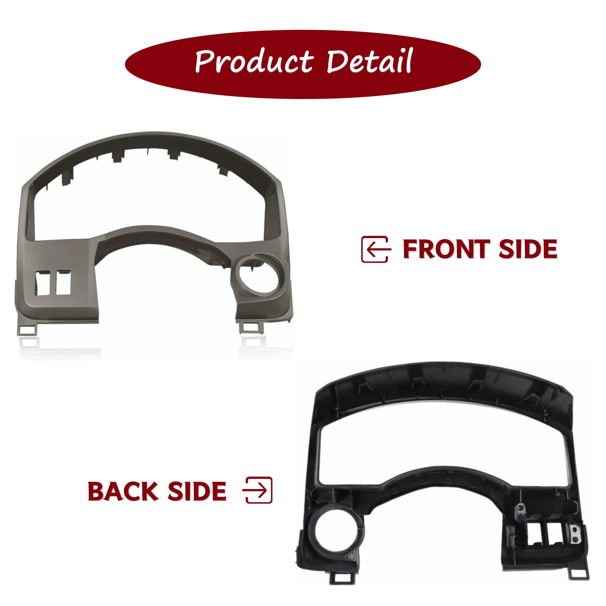 Mascherina Cruscotto Per Nissan Titan/Armada 2004-2006 – Sostituzione 68240-7S000 – Plastica ABS Anti UV