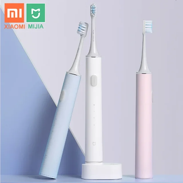 XIAOMI MIJIA T500 T300 Electric Toothbrush Smart Sonic Brush Ultrasonic Whitening Teeth vibrator Wireless Oral Hygiene Cleaner 1