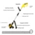 650W Small Eelectric Lawn Mower AC Plug-in Handheld Brush Cutter Machine Weeder Lawn Grass Trimmer Garden Tools With 10m Line 5