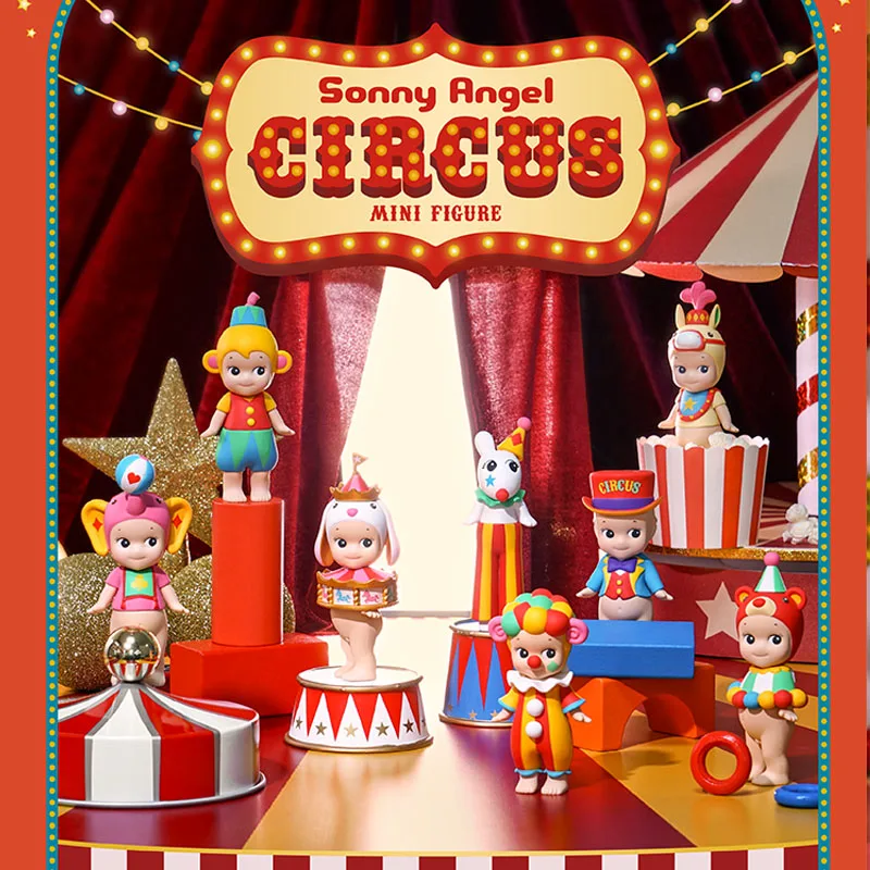 

Sonny Angel Welcome To The Circus Series Blind Box Kawaii Action Anime Figures Mystery Figure Toys Caixa Caja Dolls Girls Gifts