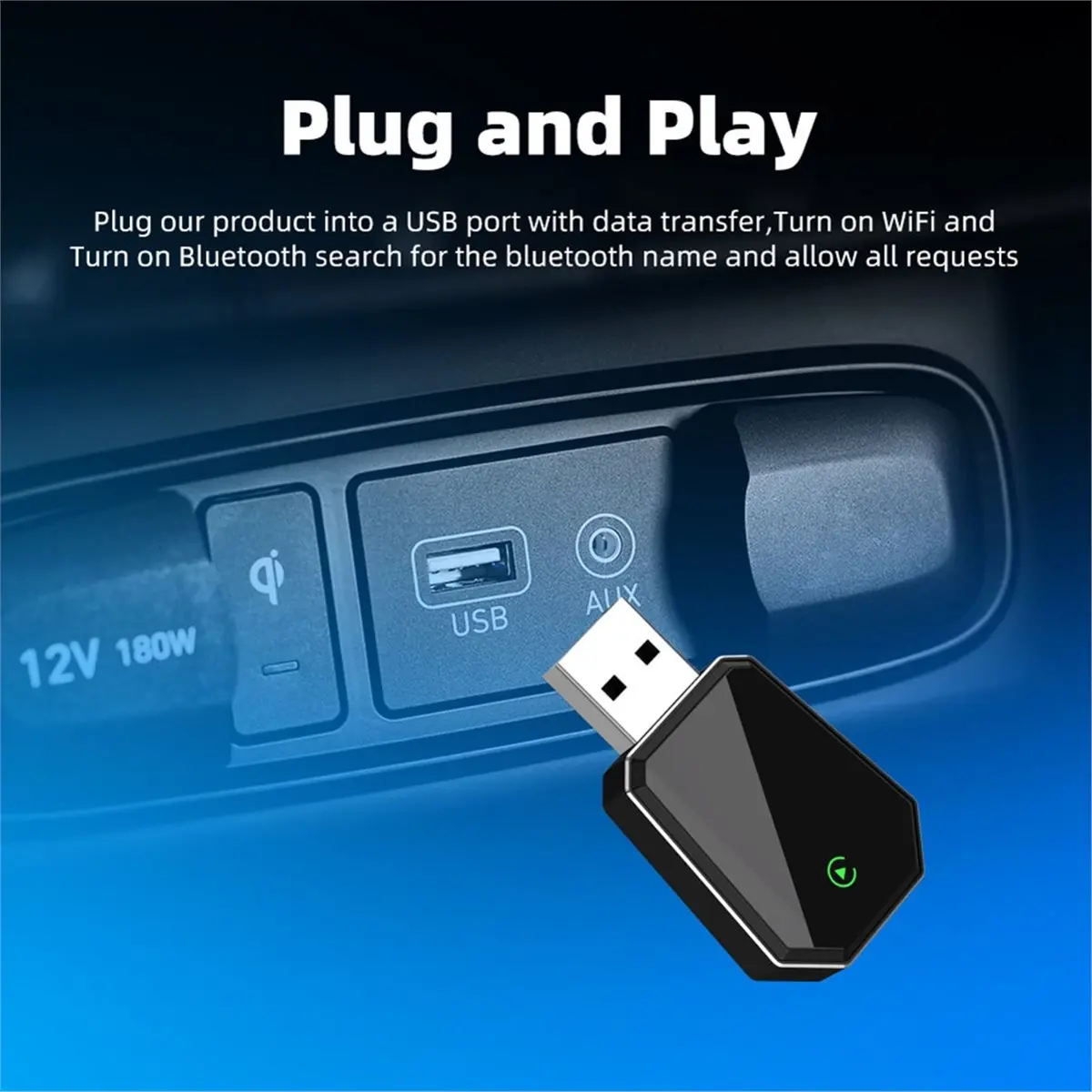 A10R 2in1 무선 CarPlay 어댑터 무선 안드로이드 오토 동글 차량 지능형 시스템 유선 CarPlay 지원 스마트 AI 박스