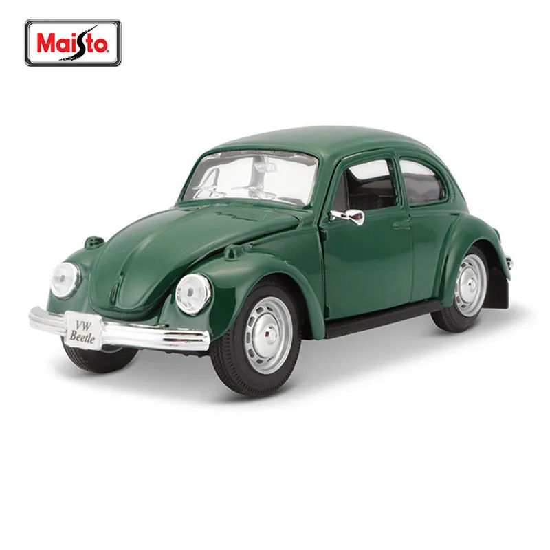 Maisto 1:24 Volkswagen BEETLE alloy car model die-casting static precision model collection gift toy tide play