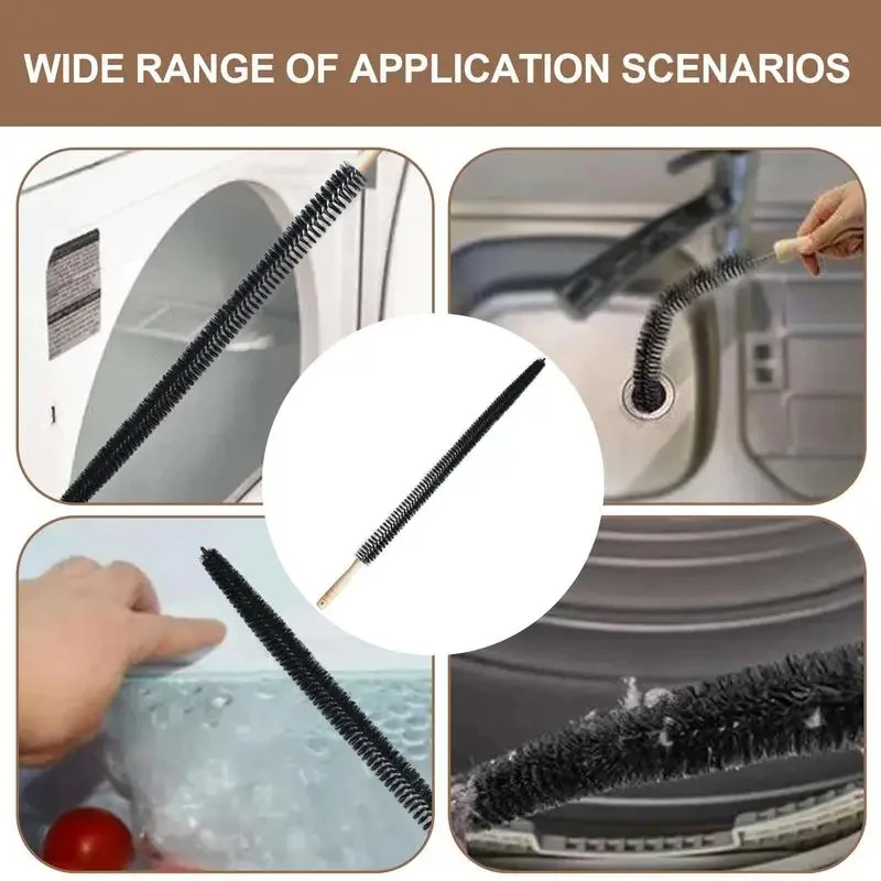 Radiator Cleaner Brush Washing Machine Lint Cleaning Brushes Long Flexible Dryer Vent Cleaner Duster Household Cleaning Tools