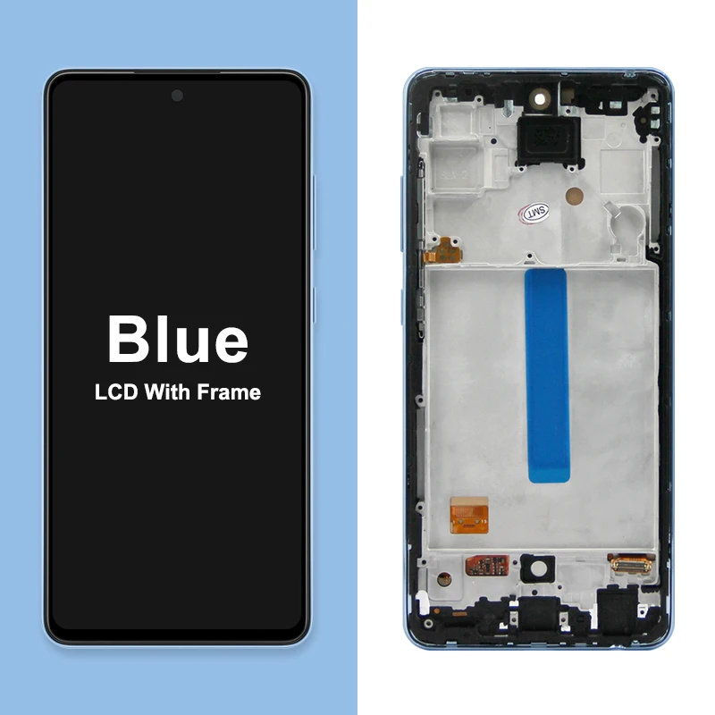 With Blue Frame