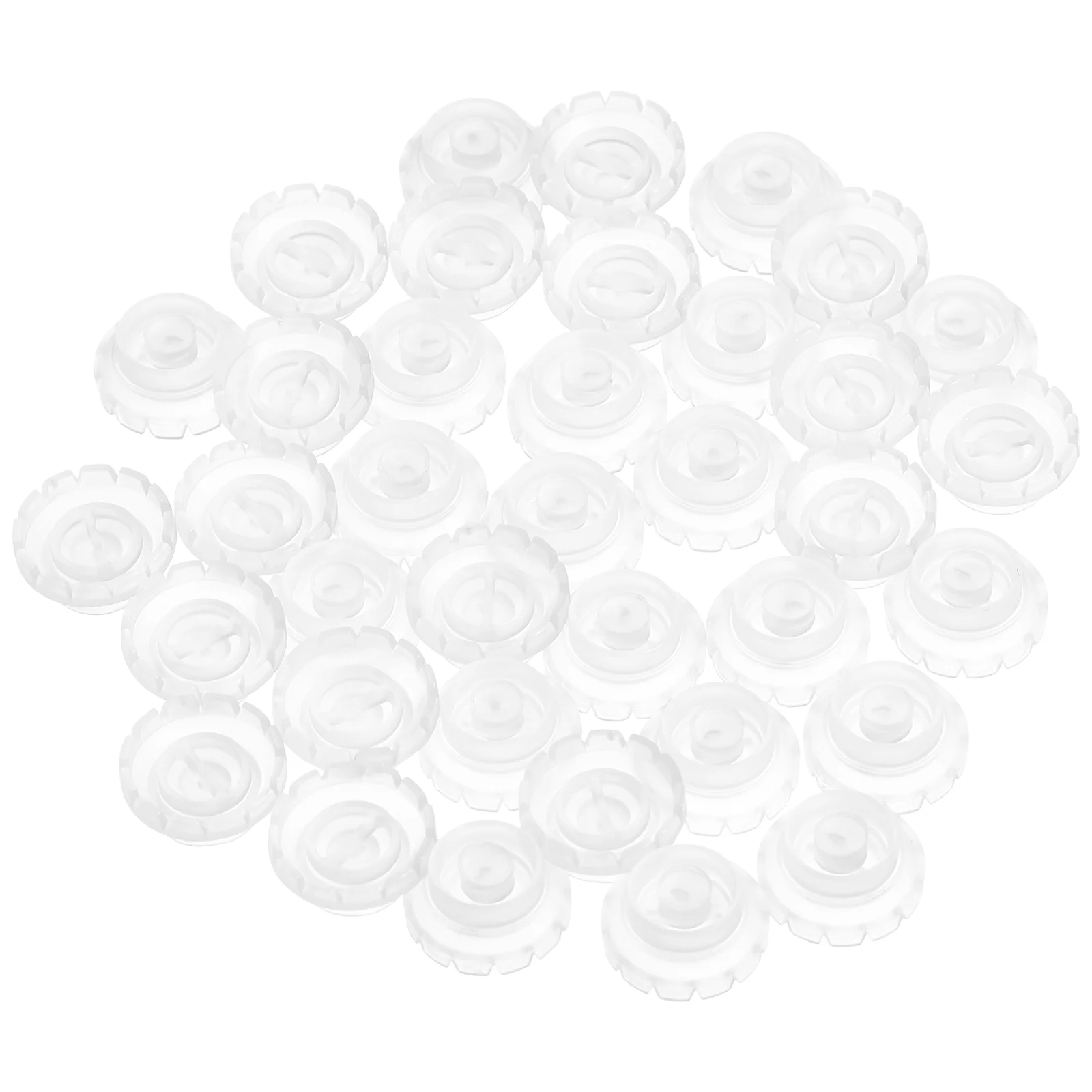 

Lurrose 100pcs Glue Holder and Eyelash Organizer Anti-spill Quick (White)