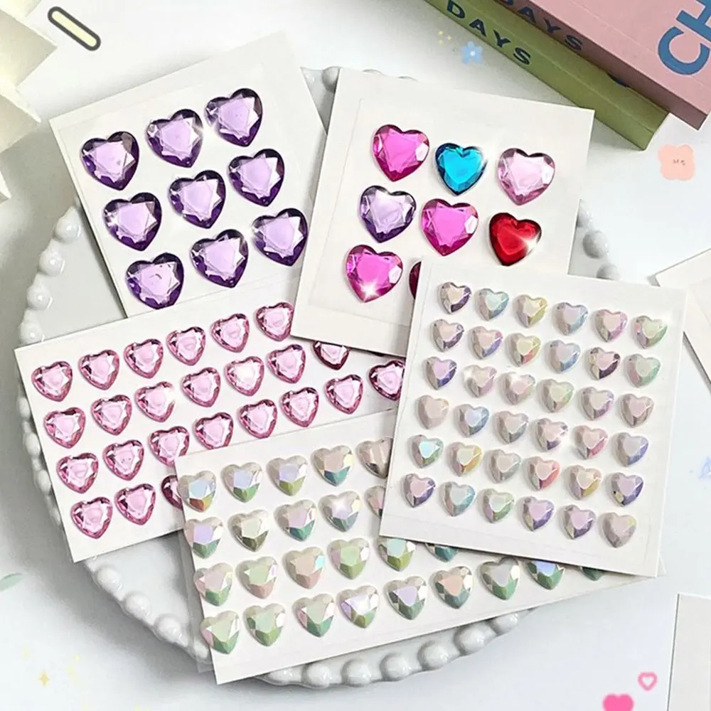 

Children 3D Gem Stickers DIY Diamond Crystal Sticker Toys Sparkling Rhinestone Self Adhesive Sticker for kids Girls Decor