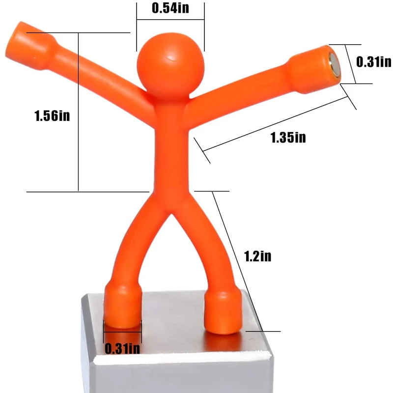 10PCS 참신 미니 남자 자석 재미 있은 것들 선물 어린이를위한 장난감 성인 냉장고 문 사무실 가정 및 학생 교실 상품
