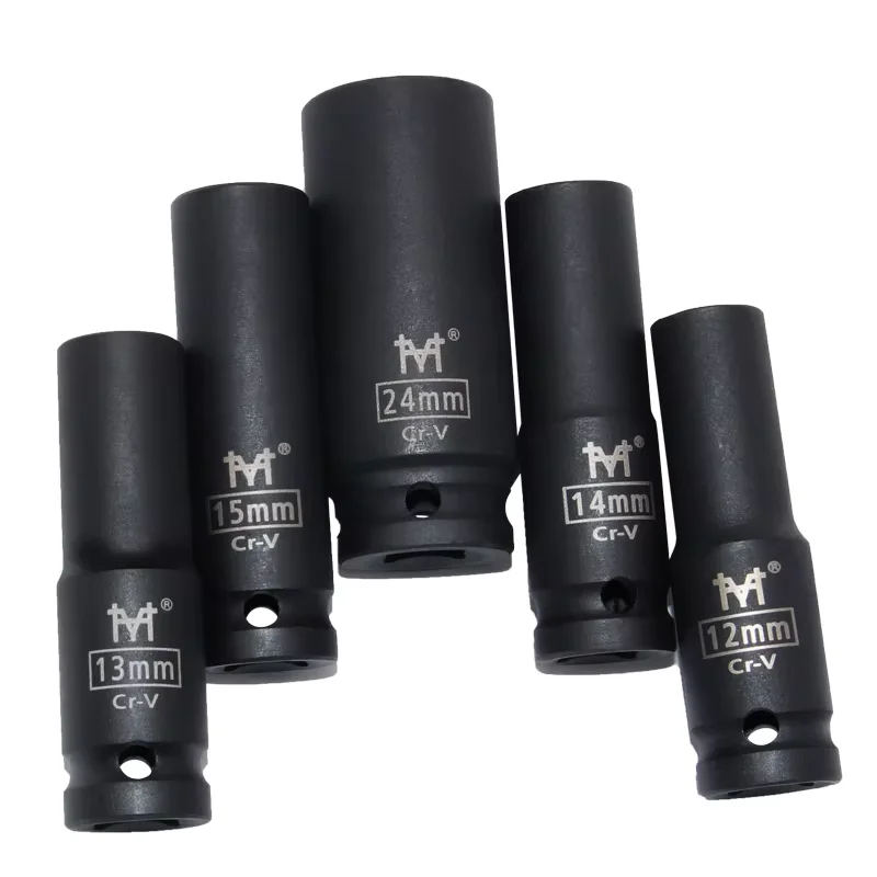 Durable Deep Impact Metric Socket Set for Automotive Repair (10-38mm)