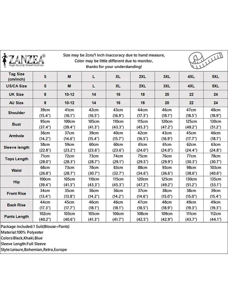 ZANZEA 2PCS Elegant Lapel Neck Long Sleeve Blazer Suits Fashion Autumn Outifit Women OL Work Tracksuit Solid Wide Leg Pants Sets 6