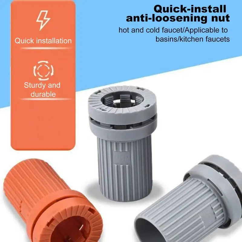 Faucet nut fixing base Basin Quick Install Repair Accessories anti-loosening nut Wash basin universal base for Bathroom Restroom