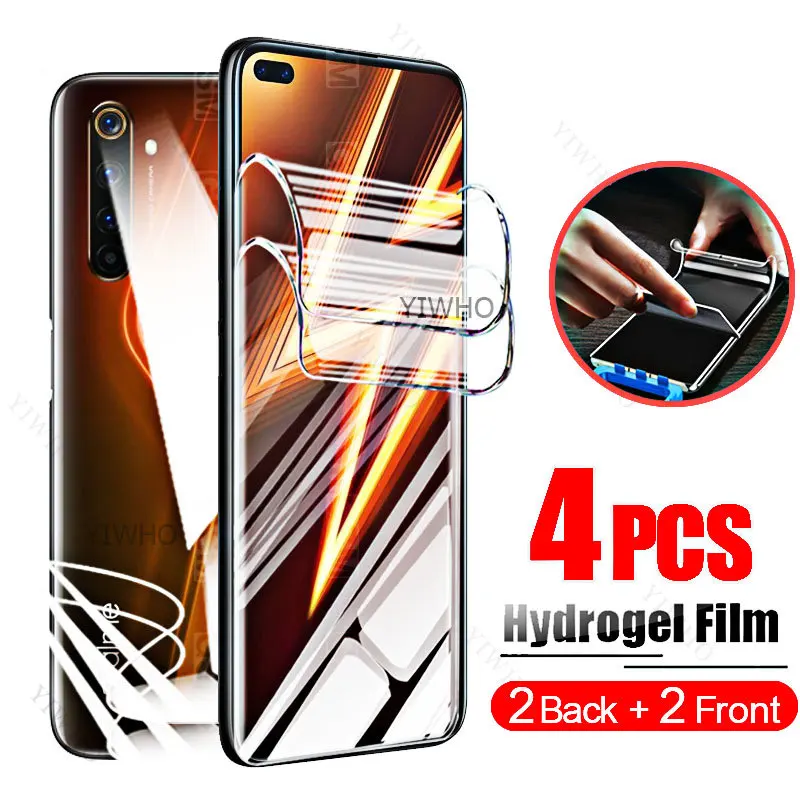 Per OPPO REALME 6 COVER CUSTODIA TRASPARENTE + PELLICOLA IN VETRO