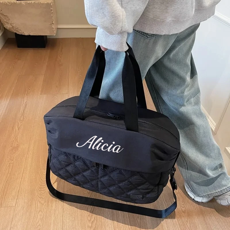 Personalised Maternity Bag Large Capacity Nursing Diaper Handbag_voghion.com