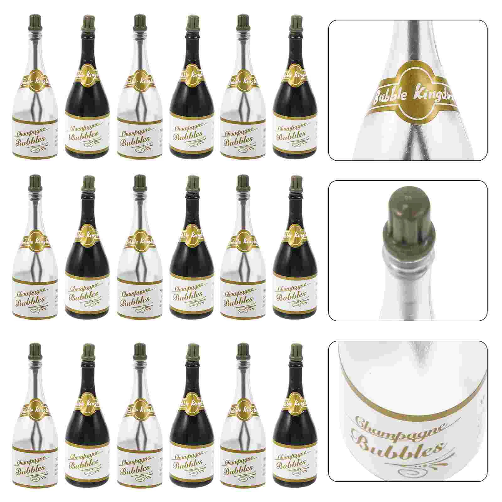 

20 Pcs Bubble Bottle Anniversary Gifts Mini Bottles Shaped Toys Plastic Wedding Party Blower Child