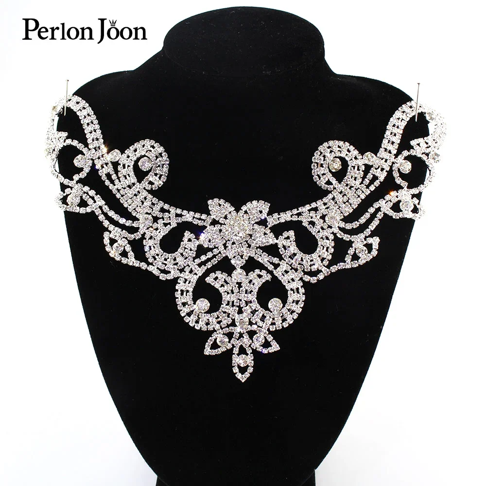 DIY ab color welding Crystal patch Rhinestone collar for the