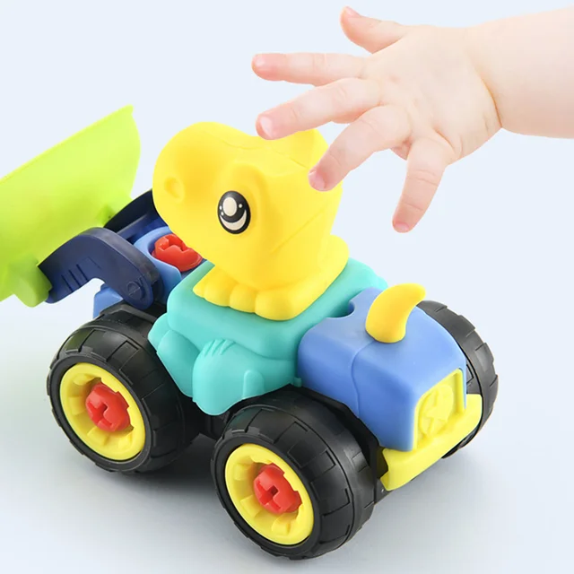 Children Disassembly Construction Engineering Car Toy Building Toys Truck Dinosaur Disassembly Car Birthday Gifts for Boys JAN88 6