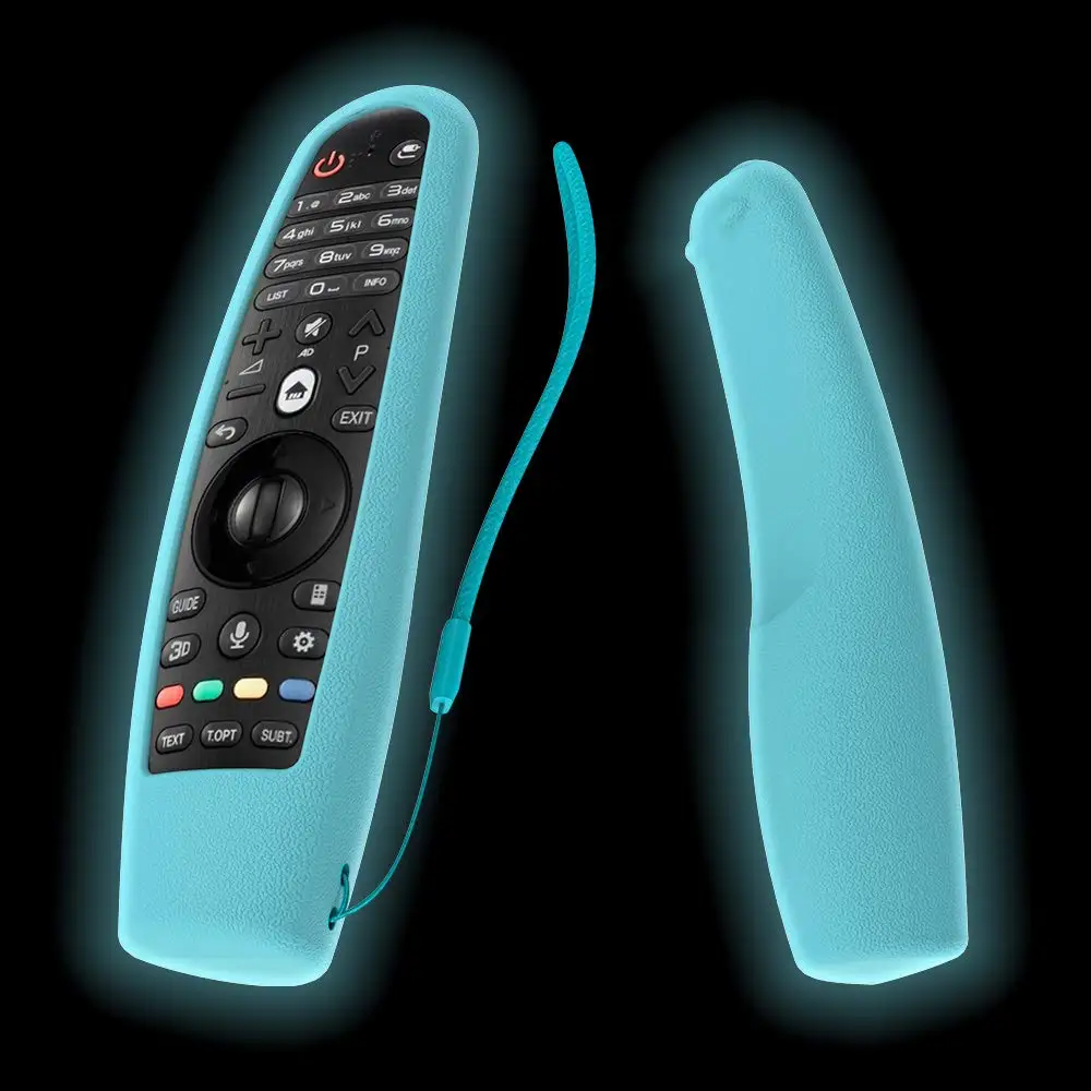 Custodia In Silicone Per Telecomando LG Magic Remote AN-MR600/650/18BA/19BA - Cover Antiurto Morbida E Antiscivolo (Blu)