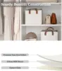 Storage Bins, Fabric Storage Bins for Shelves, Storage Baskets with Metal Frame, Closet Baskets and Bins with Handles 4