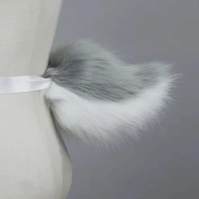 Cola Esponjosa Para Bunny Cola De Conejo De Peluche - Accesorio Esponjoso Para Disfraces, Cosplay Y Fiestas - Incluye Broche Disfraz Lobo Niña