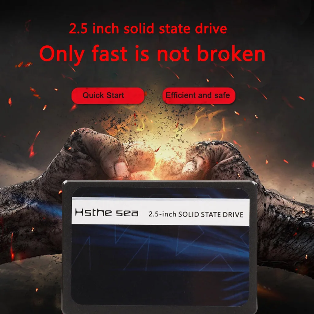 Hste Sea 내장 데스크탑 노트북 컴퓨터, 고속 솔리드 스테이트 드라이브, SATAIII SSD, 2.5 인치, 120GB, 500 MB/S