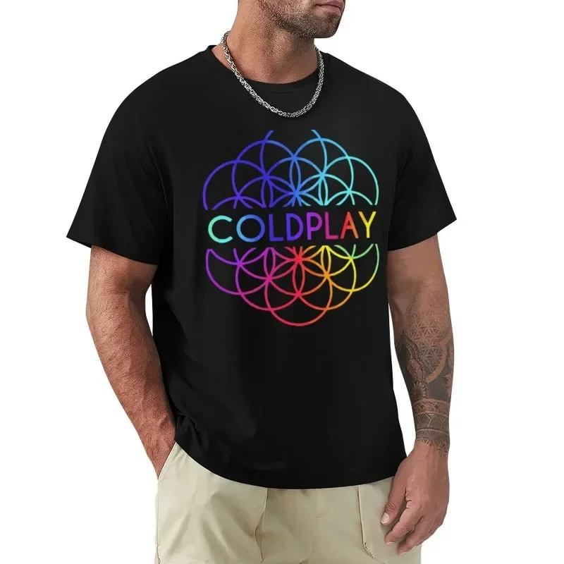2023 Estate Hipster Cold Play Logo T-Shirt Vestiti T-Shirt Per Un Ragazzo T-Shirt Girocollo T-Shirt A Maniche Corte Tshirt Da Uomo