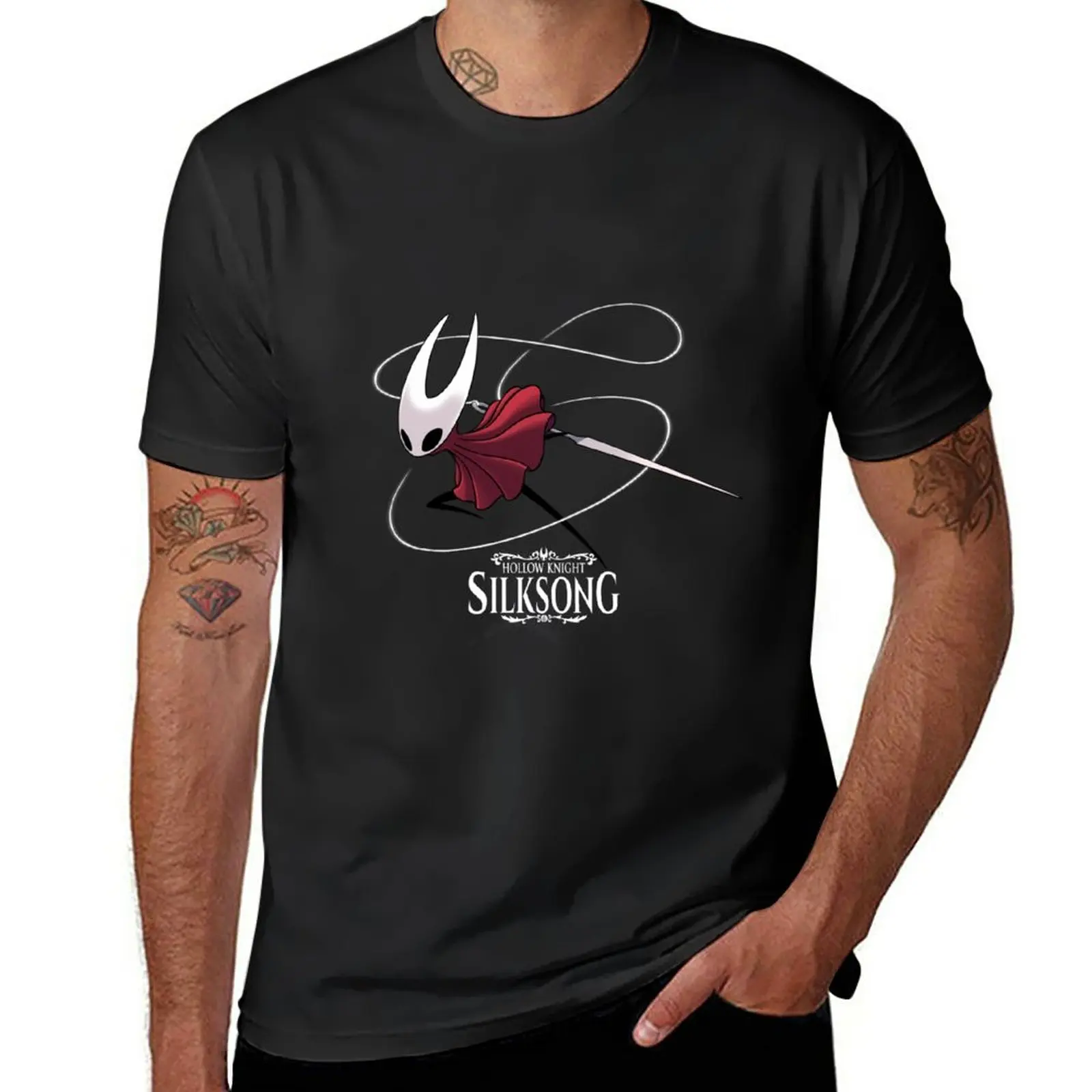 

New Hollow Knight: Silksong T-Shirt heavyweight t shirts tees oversized t shirt men