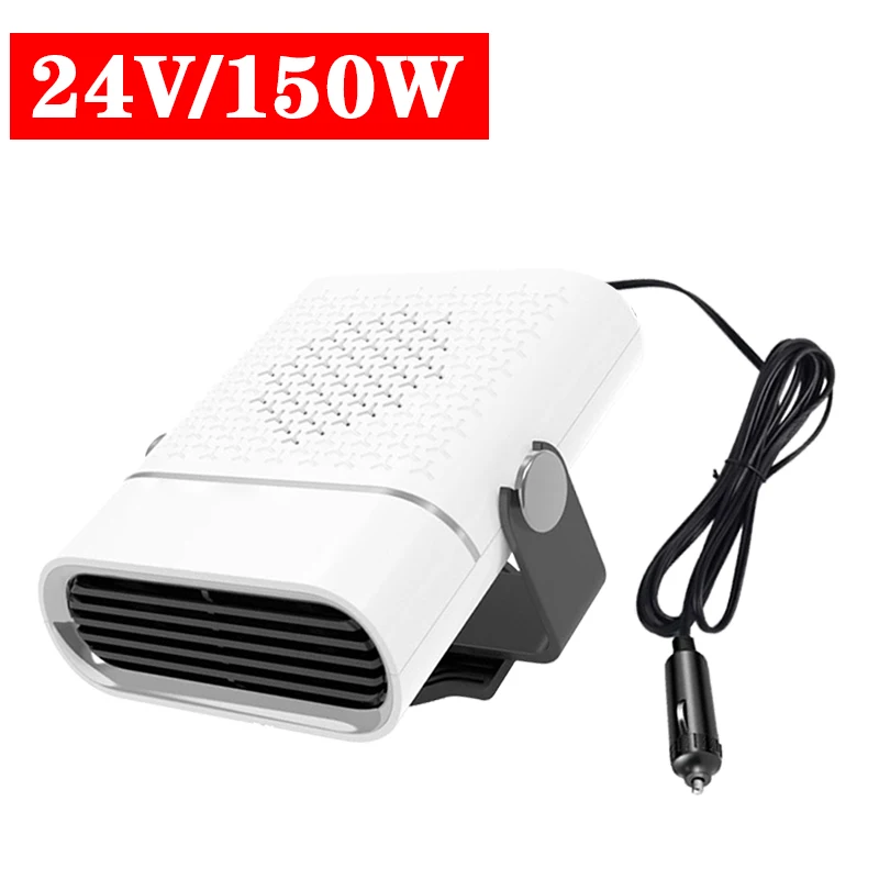 New 12v/24v Car Auto Heating Fan Portable Electric Heater Heating Cooling  Fan Defroster Demister For Cars Trucks Car Electronics