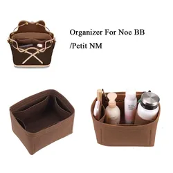 For Noe BB PetitNM Insert Organizer Felt Cloth  Makeup Handbag Organizer Travel Inner Purse Portable Cosmetic Bags