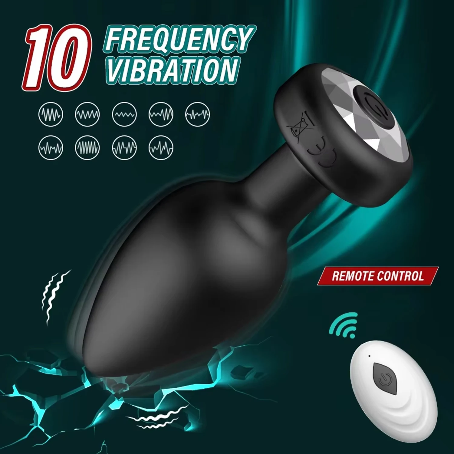 Remote Wireless Control Anal Vibrator Butt Plug Male Prostate Massager Female Vagina Masturbator for Adult Sex Toys Women Gay