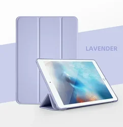 Premium Leather Soft Stand Cover with Auto Sleep/Wake Feature - Pro 2018 2020 11inch (Lavender)