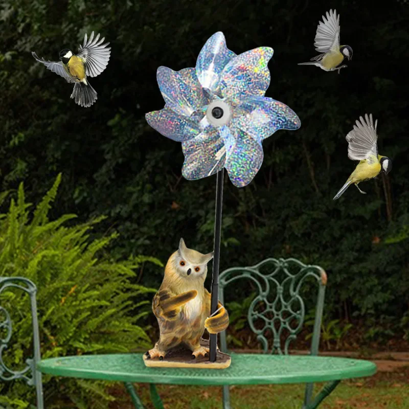 

Cute Cartoon Owl Decorative Figurines Ornaments Garden Courtyard Decoration Outdoor Creative Resin Crafts Home Accessories