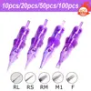 5/10/20/50pcs Tattoo Needle Cartridge Round Liner Shader Permanent Makeup Eyebrow Tattoo Needle Cartridge For Tattoo Machine Pen 1