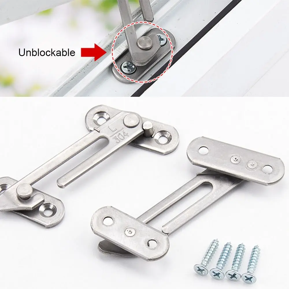 Description Picture 2 of itemWindow Support Wind Hook Latches Adjustable Limiter Latch Wind Brace Stay Position Stopper Casement Blocking Lock Protector