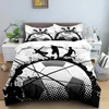 Football Bedding Set 3D Soccer Child Duvet Cover Single Double Sports Boy Home Textile Comforter Nordic Covers For Bed King Full 5