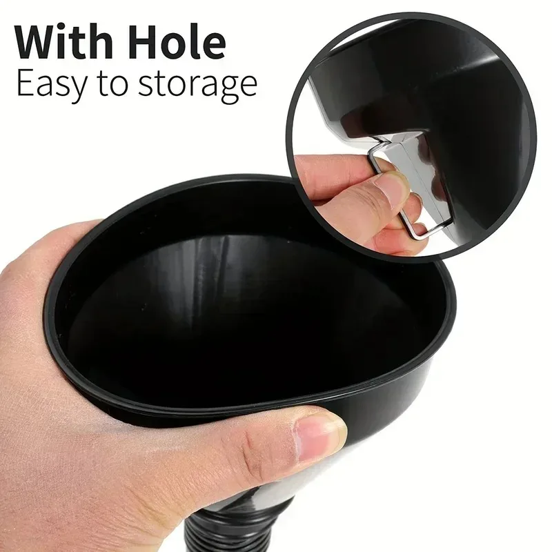 Multi Functional Flexible Automotive Fuel Funnel with Wide Bandwidth and Handle for Easy Oil Change and Leakage Prevention